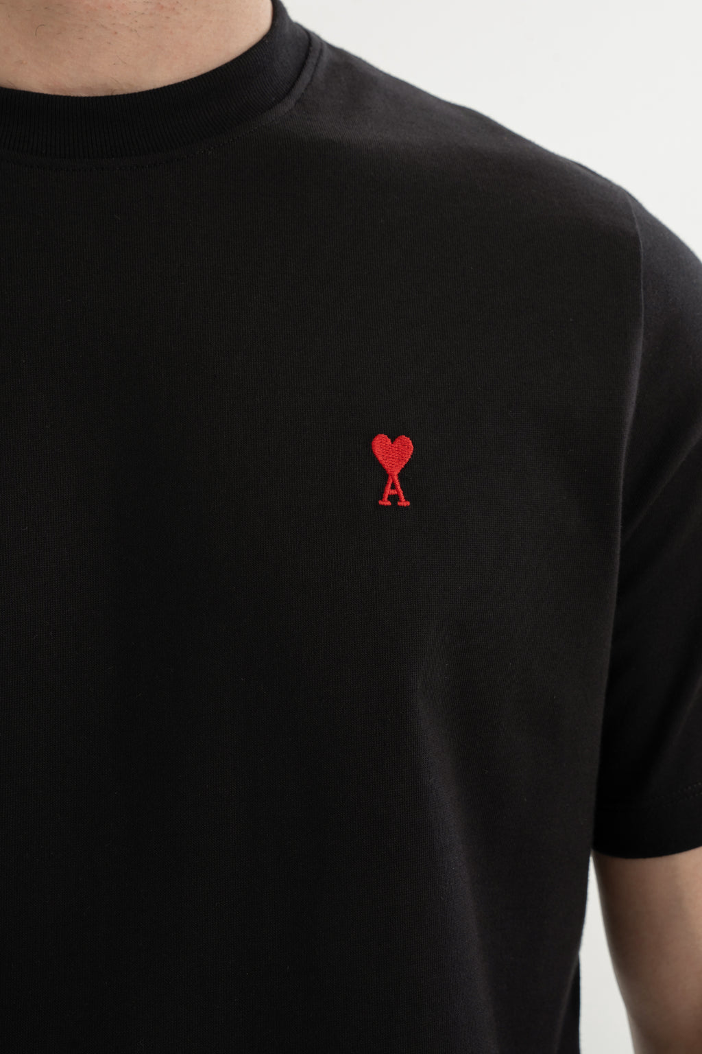 Ami Kırmızı Kalp Logolu T-Shirt No:1076